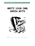 Write Your Own Greek Myth