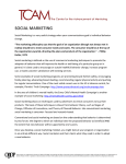 social marketing - The Center for the Advancement of Mentoring