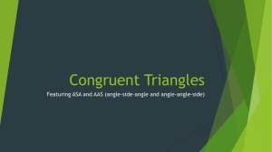 Congruent Triangles