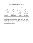 Carboxylic Acid Derivatives