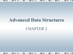 Chapter 2: Advanced Data Structures