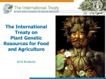 The International Treaty on Plant Genetic Resources for Food and