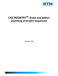 Exact and pattern searching of protein sequences