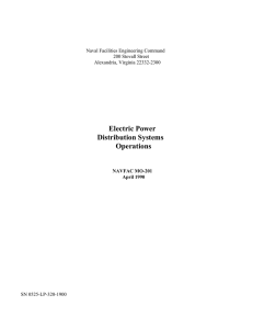 MO-201 Electric Power Distribution Systems