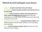 Methods by which pathogens cause disease
