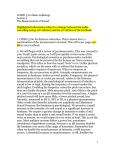 COMD 3700 Basic audiology Lesson 4 The Measurement of Sound