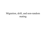 Migration, drift, and non
