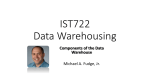 IST722 Data Warehousing