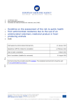 Guideline on the assessment of the risk to public health from