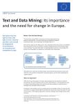 Text and Data Mining: Its importance and the need for change in