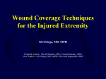Wound Coverage Techniques for the Injured Extremity