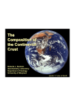 The Composition of the Continental Crust