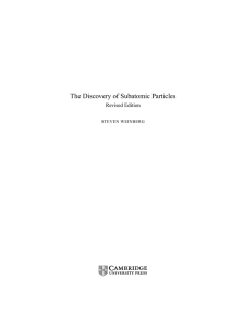 The Discovery of Subatomic Particles - Assets