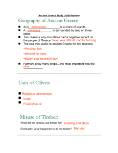 Ancient Greece Study Guide Review