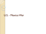 U.S. - Mexico War