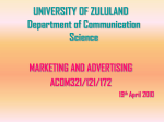 COMMUNICATION - Department of Communication Science