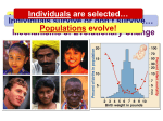 Populations Evolve!