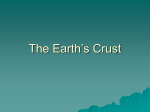 The Earth`s Crust - Red Hook Central Schools