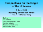 Hawking and Black Holes