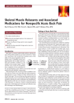 Skeletal Muscle Relaxants and Associated Medications for
