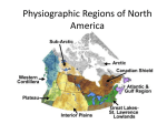 Physiographic Regions of North America
