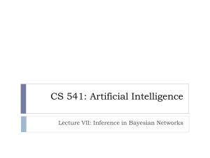 Lecture VII--InferenceInBayesianNet