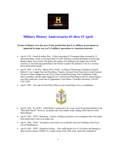 Military History Anniversaries 0401 thru 041516