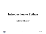 Introduction to Python