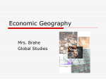 Economic Geography Terms