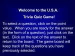 USA Trivia Game