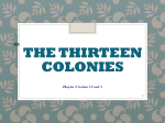 The Thirteen Colonies