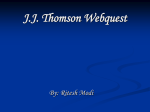 JJ Thompson Webquest