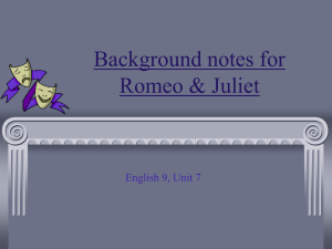 Romeo and Juliet - Leuzinger High School