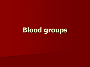 Blood groups