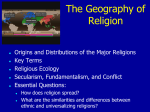 The Geography of Religion