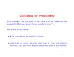 Concepts of Probability