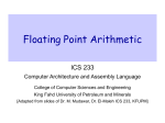Floating-Point Arithmetic
