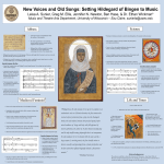 New Voices and Old Songs: Setting Hildegard of Bingen to Music