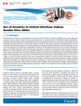 Use of Genomics to Control Infectious Salmon Anemia Virus (ISAv)