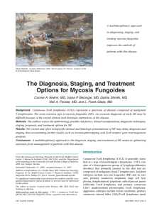 The Diagnosis, Staging, and Treatment Options for Mycosis Fungoides