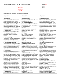 Key Concept 4.1 Globalizing Networks of Communication and