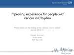 Cancer Patient Experience - Croydon Health Services NHS Trust
