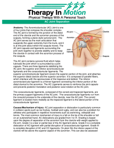 AC Joint Separation