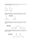 SSS Congruence Conjecture- If the three sides of a triangle are