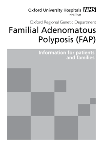 Familial Adenomatous Polyposis (FAP)