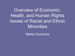 Economic, Health, and Human Rights Issues of Racial and Ethnic