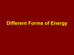 Energy Forms - Greenwood County School District 52