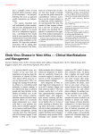 Ebola Virus Disease in West Africa — Clinical Manifestations and