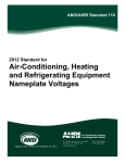 2012 Standard For Air-Conditioning, Heating And Refrigerating
