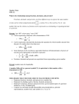 Notes: Fractions, Decimals, and Percents (doc)